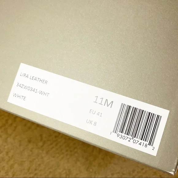 NEW All Saints Lira Hiker White Leather Boots 11 - Picture 16 of 16